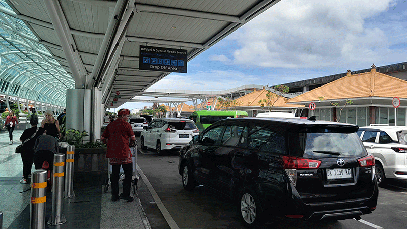denpasar airport drop off