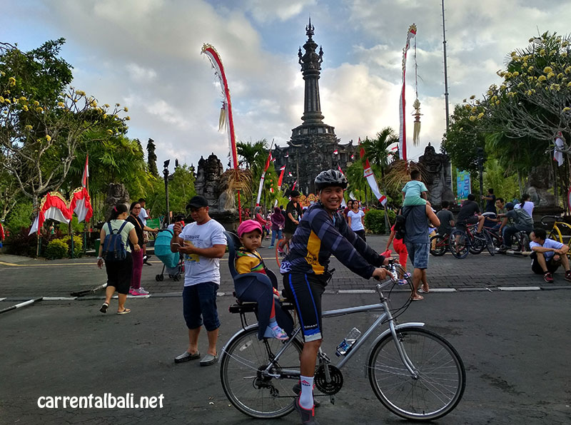 cycling in denpasar bali indonesia